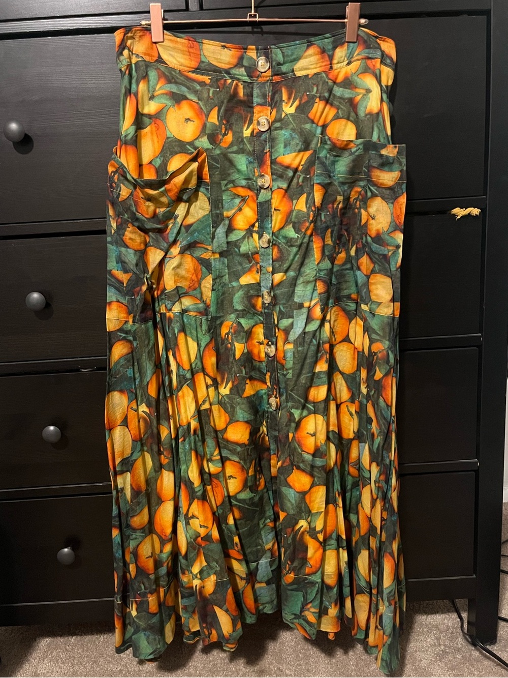 Anthropologie Maeve Summer Orchard Skirt - Picture 4 of 8